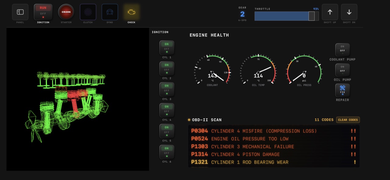 Fault diagnostics on iPhone
